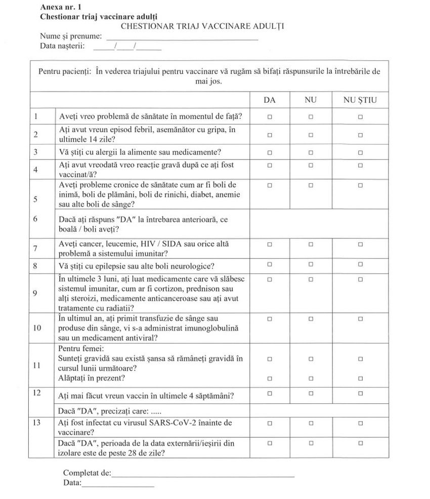 Vaccinarea Anti Covid Obiectele Pe Care Trebuie SÄƒ Le Ai Cu Tine La Centrul De Vaccinare